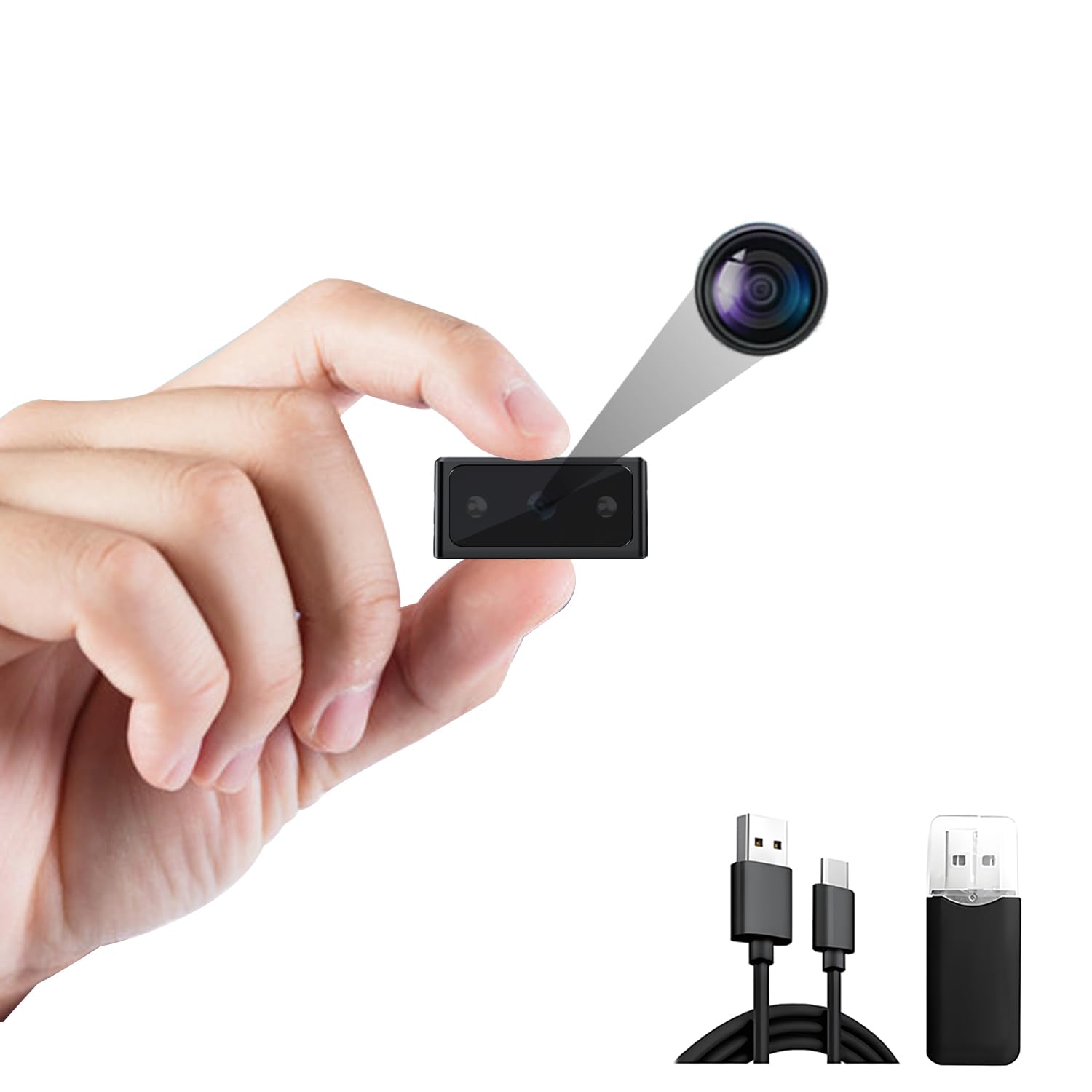 Amazon.com : QIANMIAOKEJI Mini Camera - Nanny Camera - HD 1080P